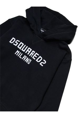 felpa in cotone nero DSQUARED KIDS | DQ3184D0A9UDQ900